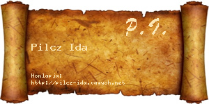 Pilcz Ida névjegykártya